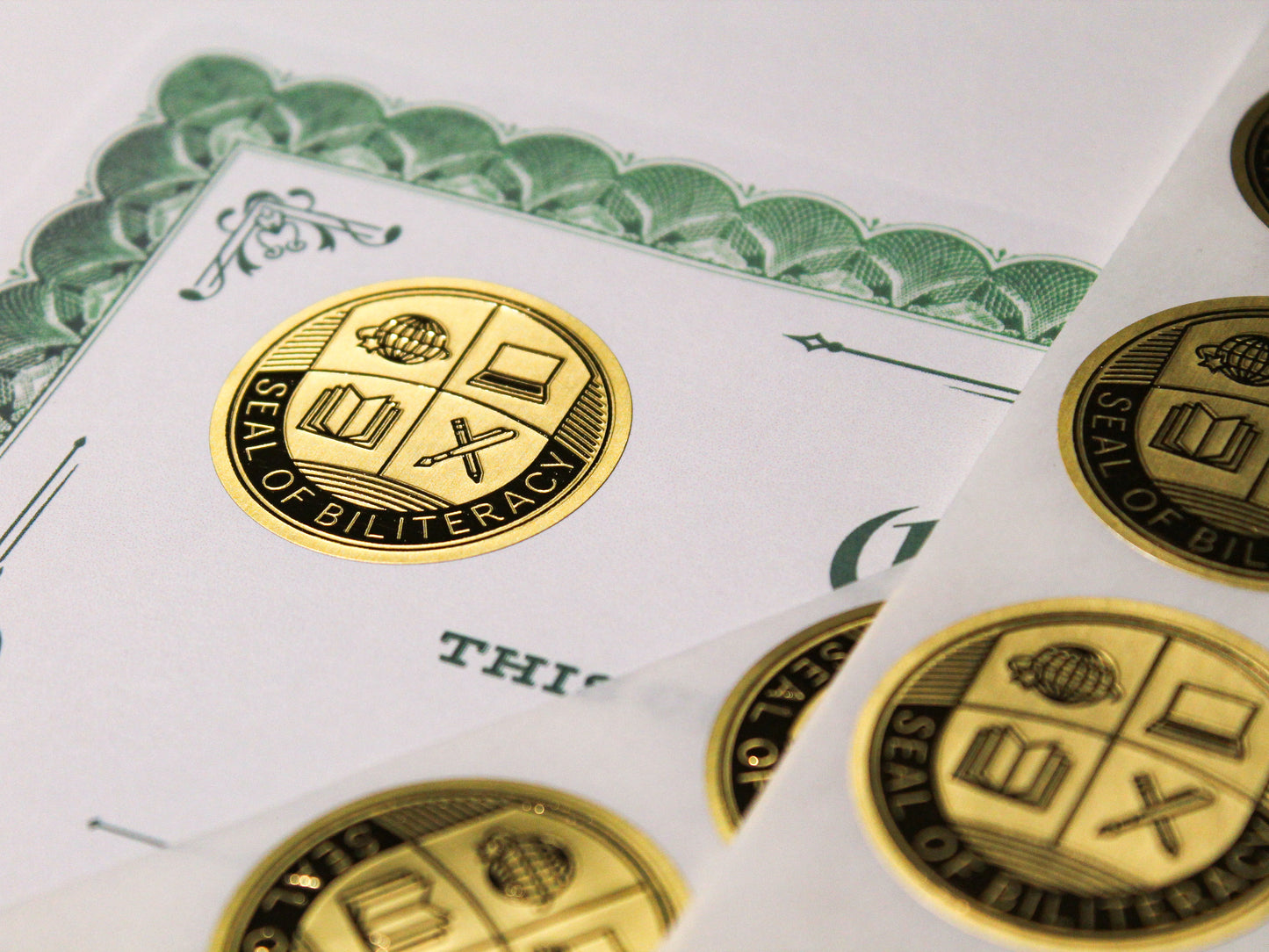 Seal of Biliteracy Award Stickers