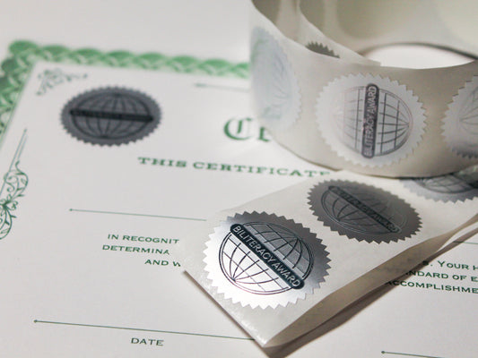 Biliteracy Pathway Award Stickers