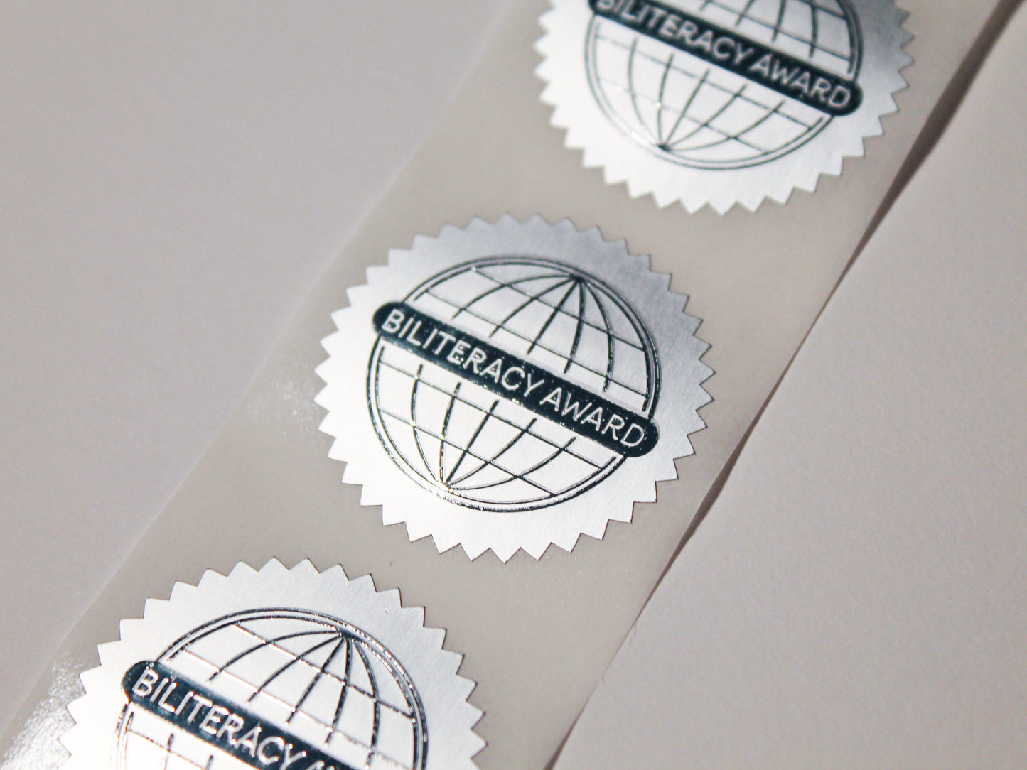 Biliteracy Pathway Award Stickers