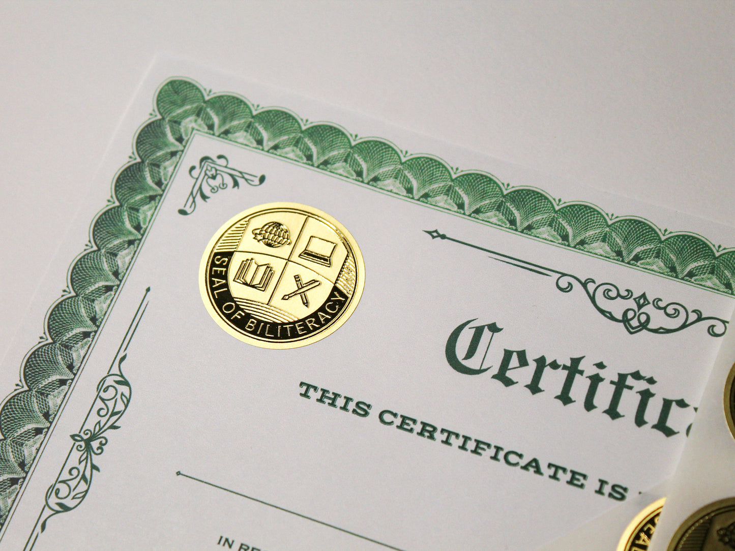 Seal of Biliteracy Award Stickers